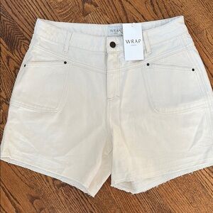 Wrap London Women's Cream Shorts